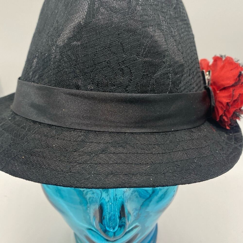 Ladies black dress hat